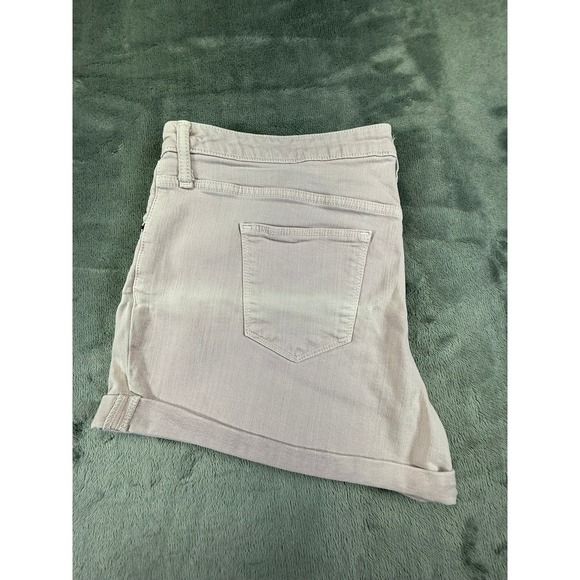 Universal Thread Pants - Universal Thread Women's Mauve Denim Cuffed Shorts Size 16/33 Mid Rise Lavender
